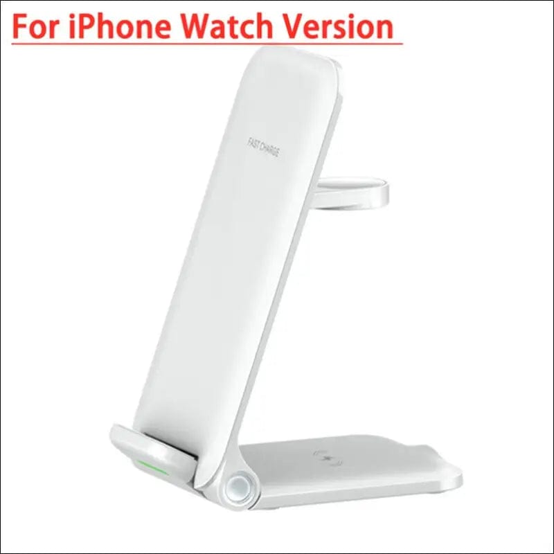 30W Qi Fast Wireless Charger Stand For iPhone 13 12 11 X 8
