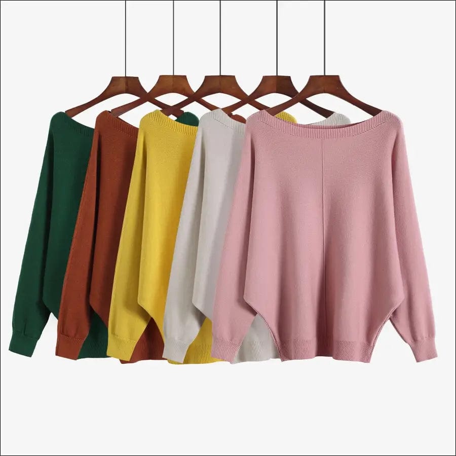 Amazon Explosive 2021 Women’s New Sweater Knit One-line