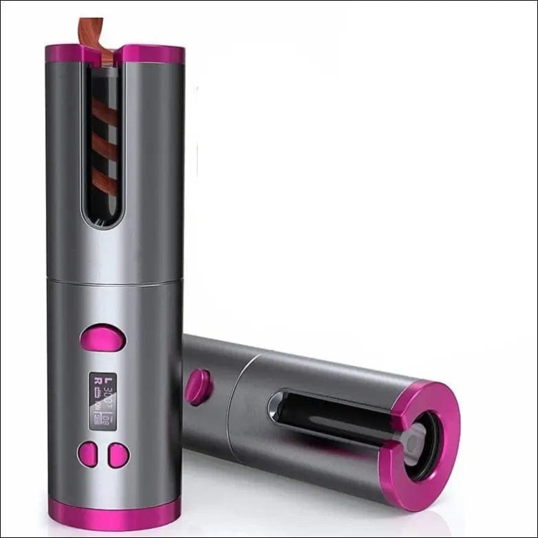 Automatic Hair Curling Rollers - 37119803-pink BROKER SHOP