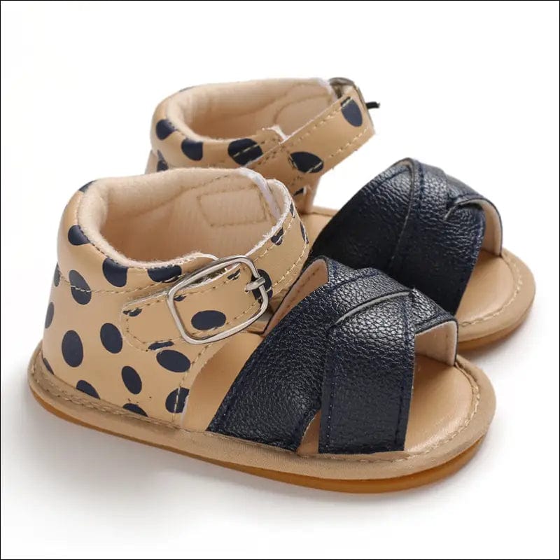 Baby leather sandals - 11 / Black - 32571280-11-black BROKER