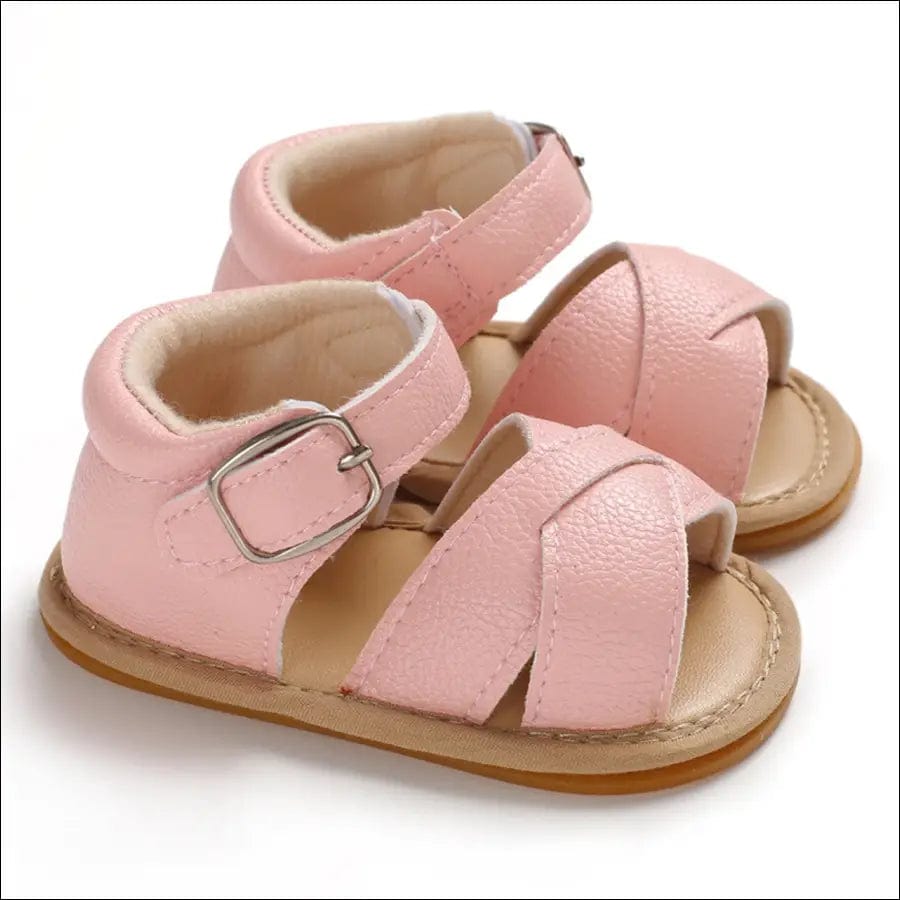 Baby leather sandals - 11 / Pink - 32571280-11-pink BROKER