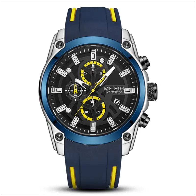 Brand Megur megir men’s watch multi-function timing sports