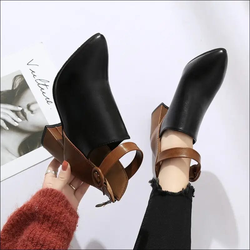 Comemore New 2023 Autumn Winter High Ankle Booties Woman