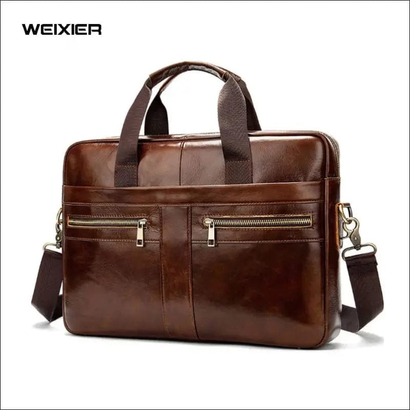 Cross-border Men’s Briefcase Genuine Leather Bag Business 14