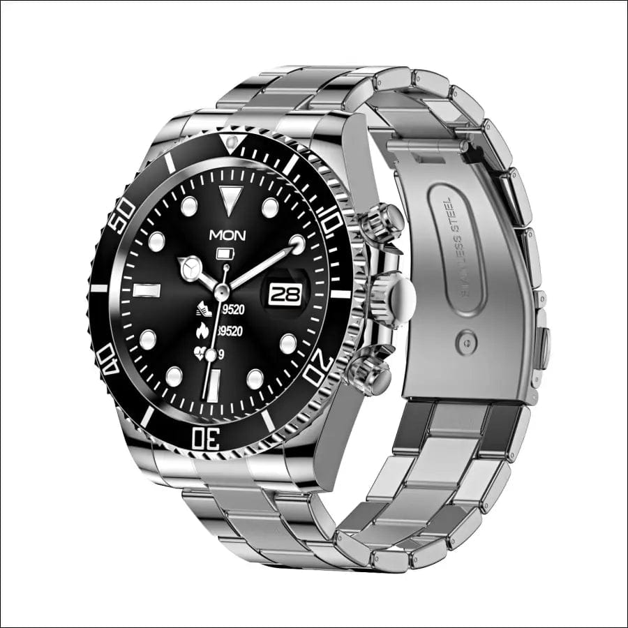E-ROLLY Smart Watch - Black/Steel - 10109033-black/steel