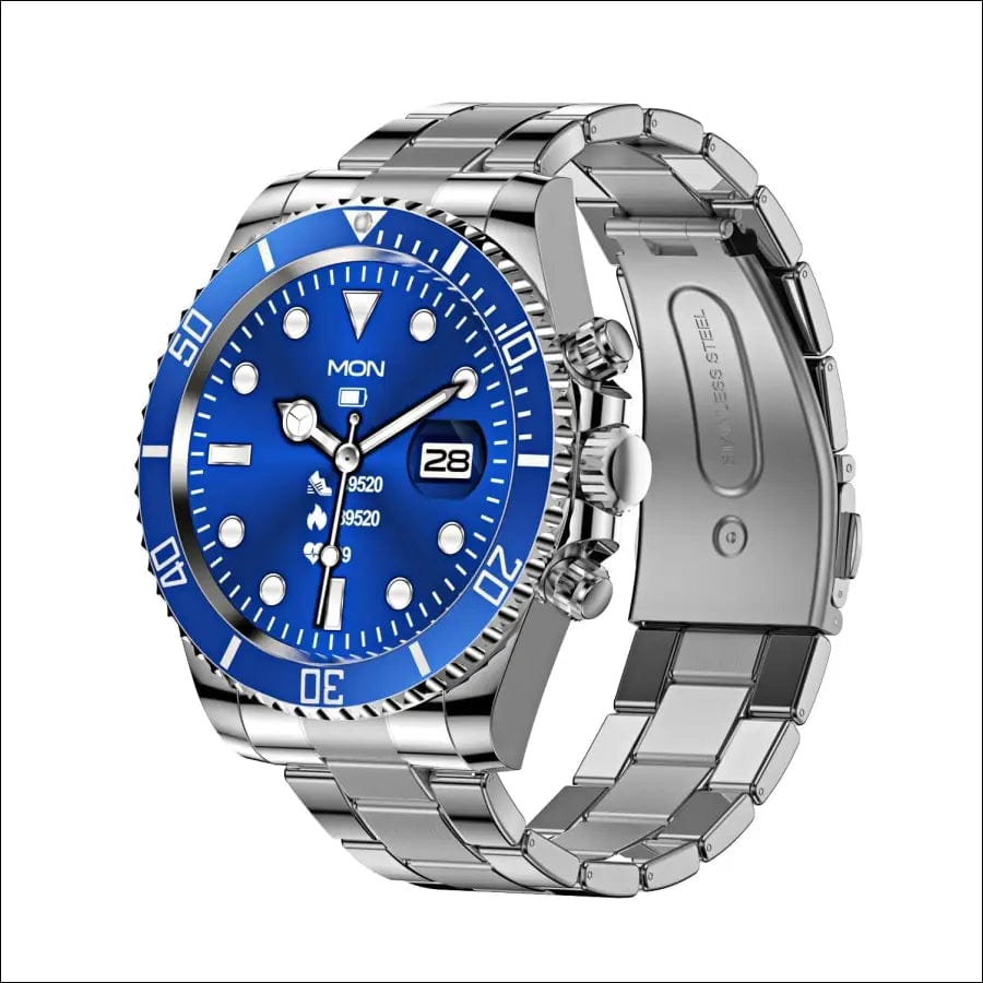 E-ROLLY Smart Watch - Blue/Steel - 10109033-blue/steel