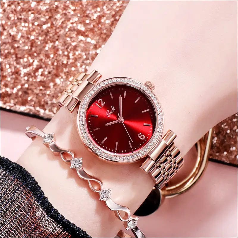 GEDI new network red with fashion casual steel belt female