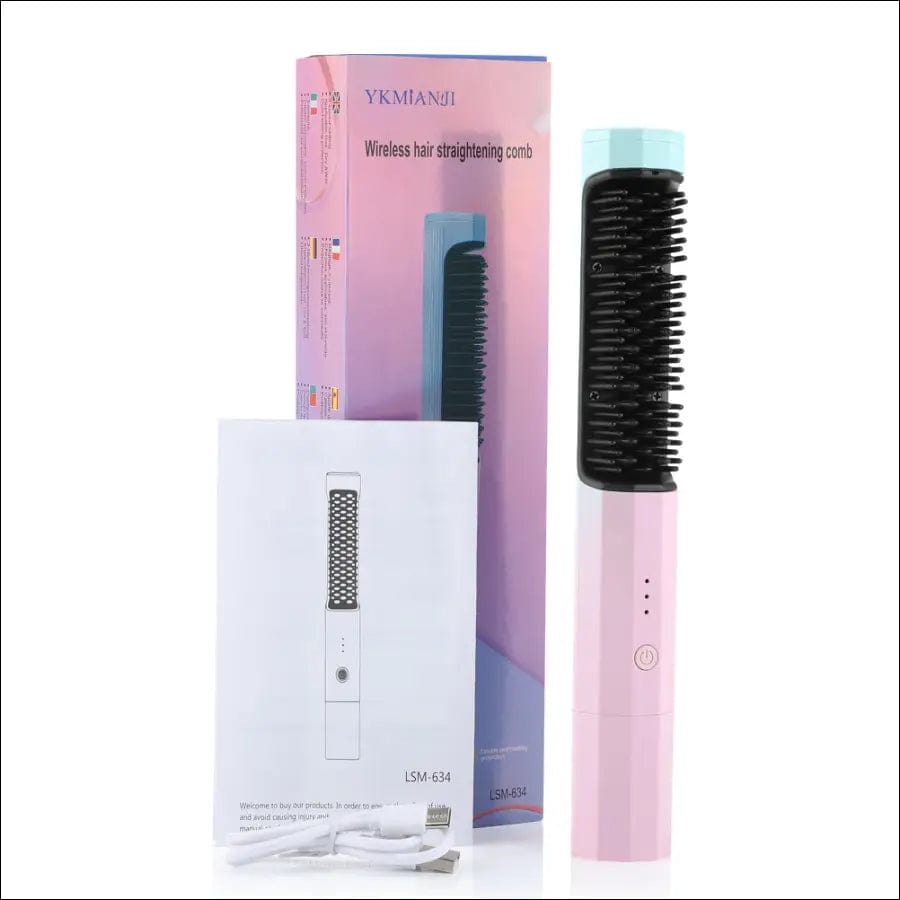 Hair Bloom Straightener - Pink - 58414998-pink BROKER SHOP