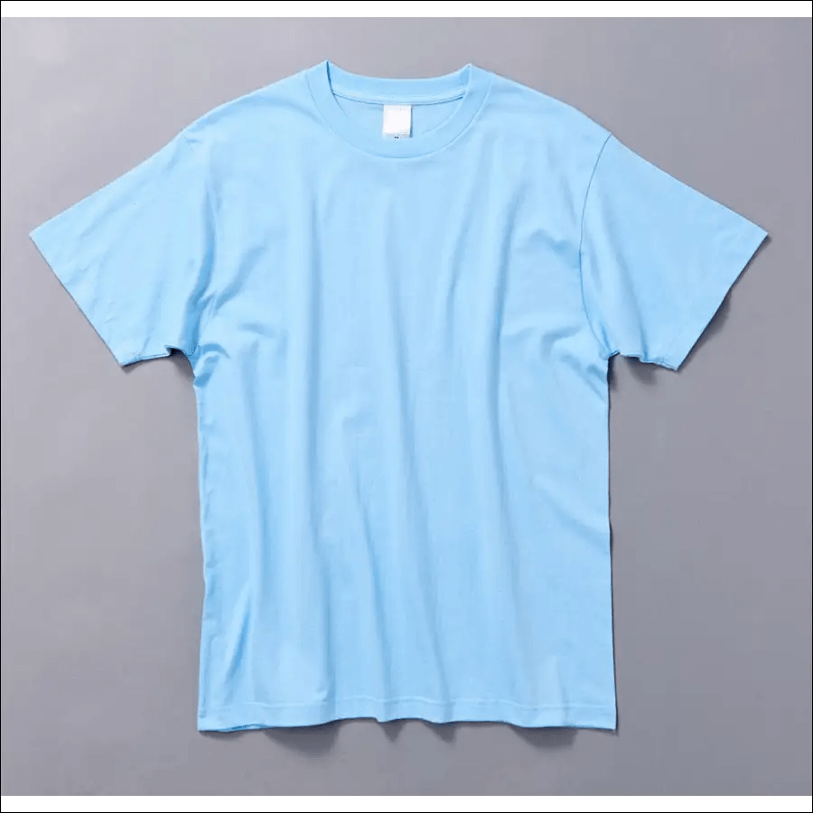 Heavy cotton T-shirt men’s white large size short-sleeved