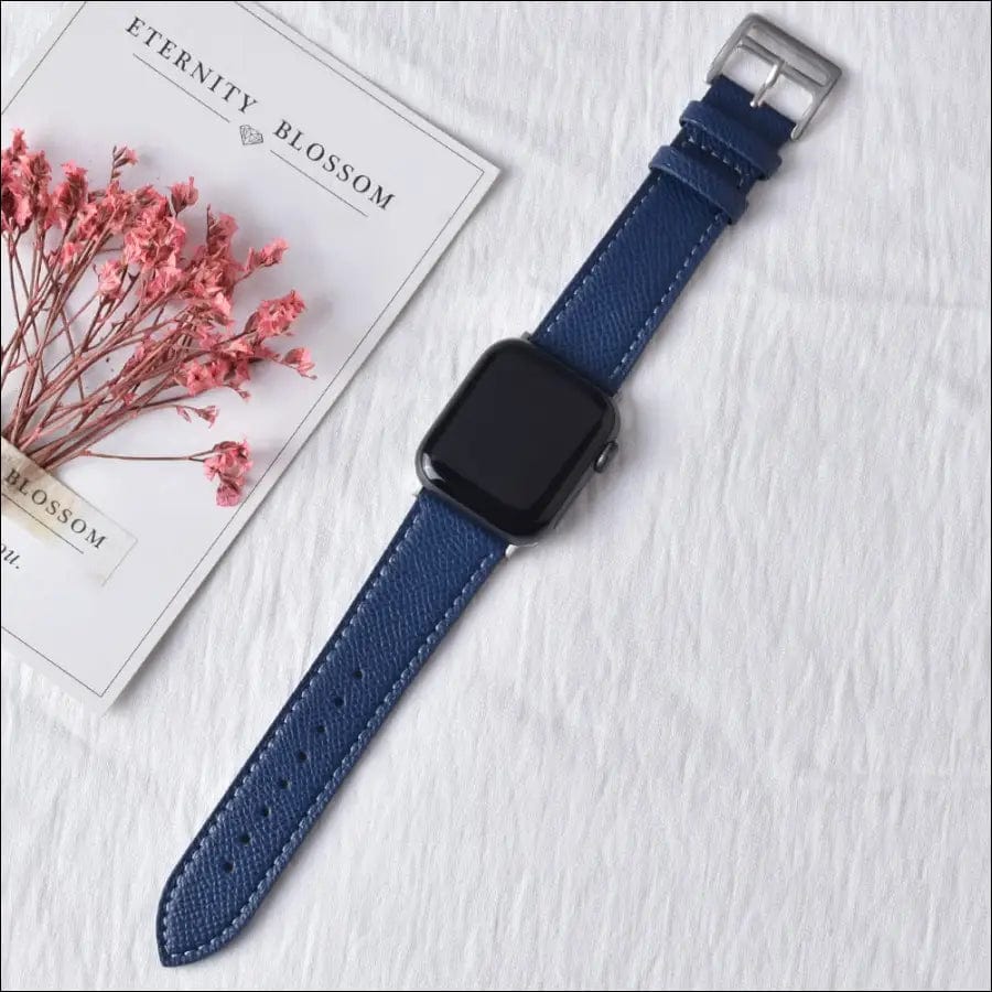 High quality Leather loop Band for iWatch 40mm 44mm Sports