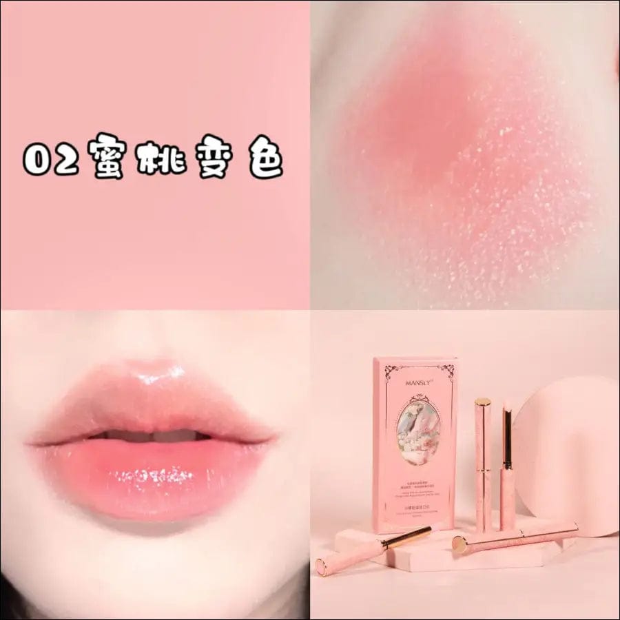 Honey Peach Tinted Hydrating Lip Balm - 68946107-honey-pink