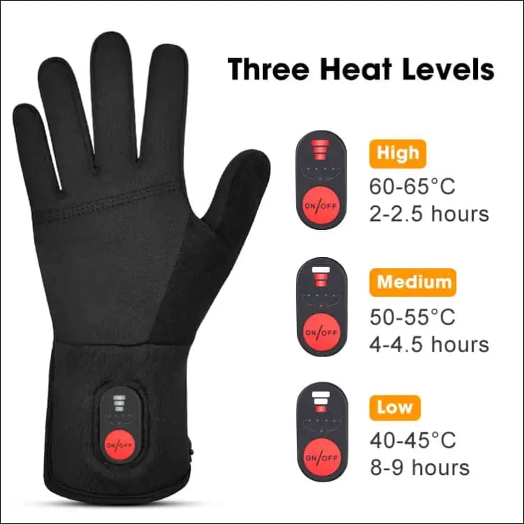 Intelligent Electric Heated Gloves liners with Rechargeable