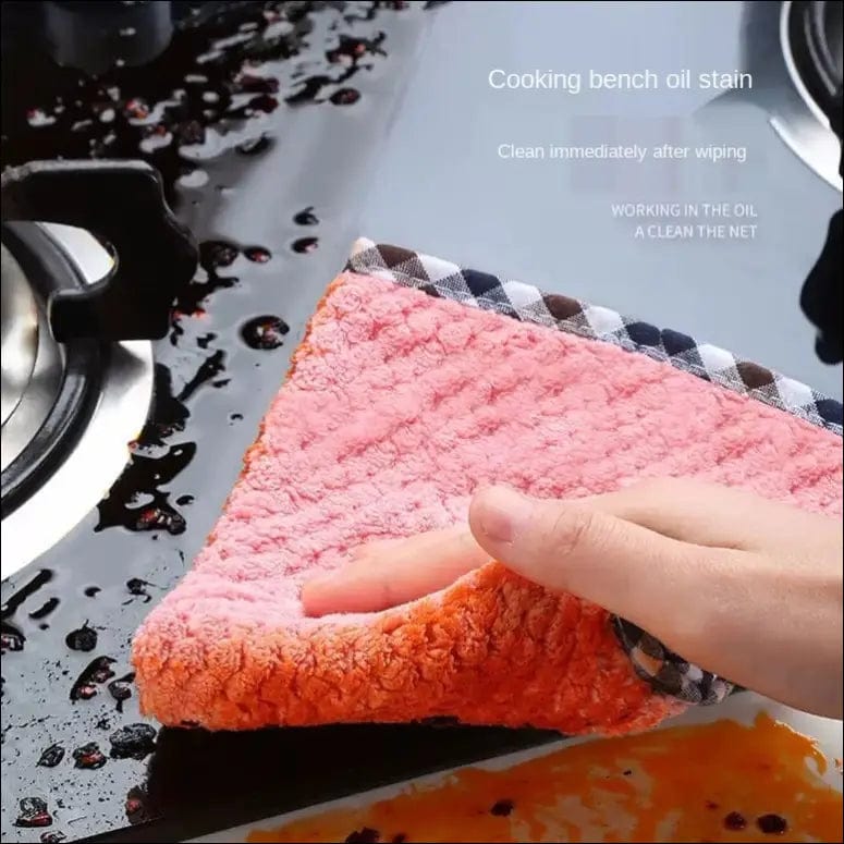 Kitchen daily dish towel cloth kitchen rag non-stick oil