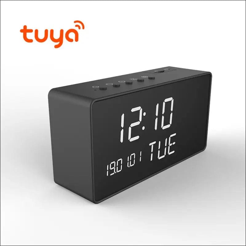 Korean version of the table alarm clock student home LED