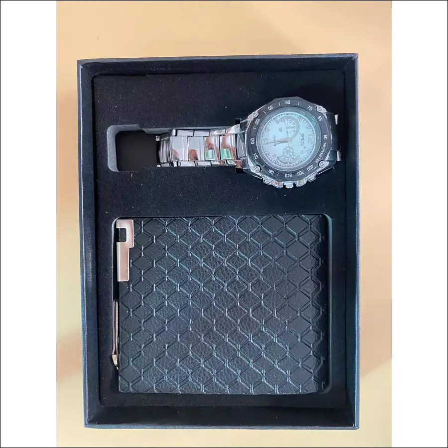 Men’s gift set exquisite packaging watch wallet foreign