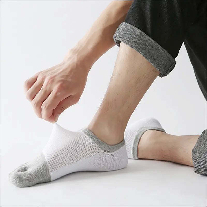 Men’s summer thin version of the mesh breathable invisible