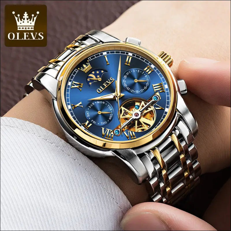 Oris Brand Watch Fully Automatic Mechanical Moon Phase