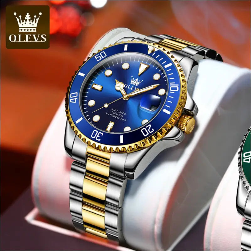 Oulian brand watch green water ghost automatic mechanical
