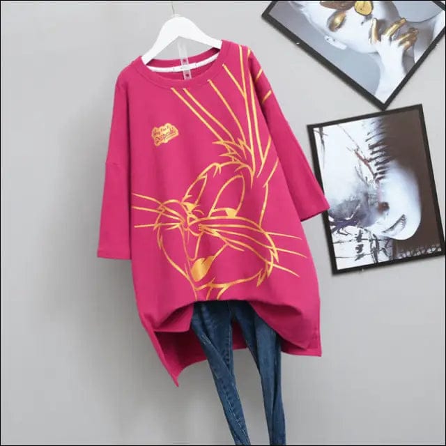 Plus Size Loose Brushed Half-sleeve Bottoming Shirt for