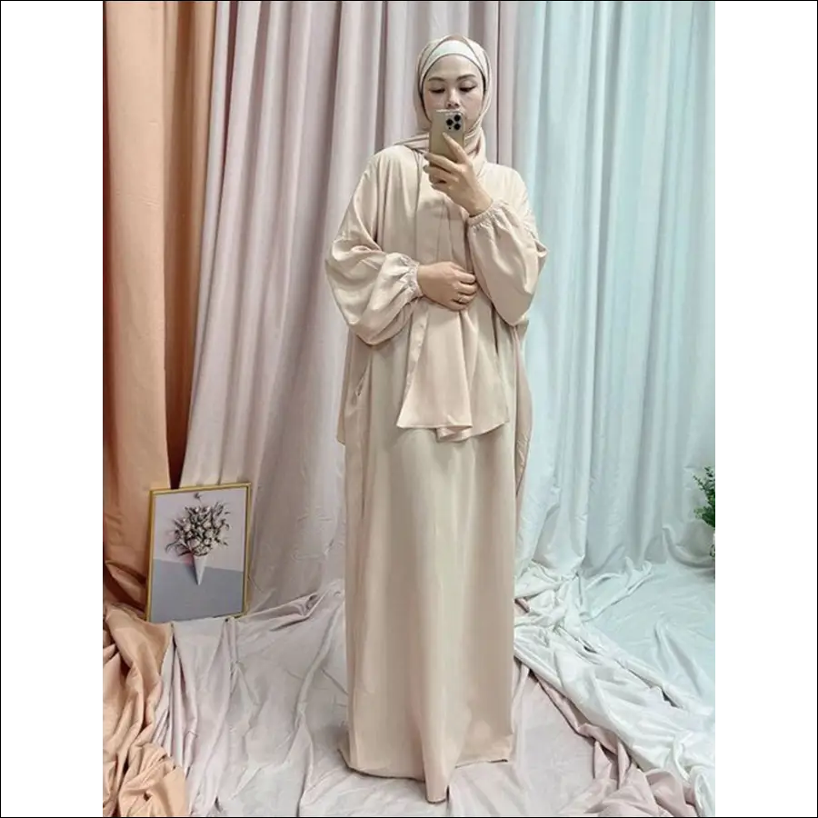 Ramadan Eid Muslim Hijab Dress Robes Musulmane Abaya Elegant