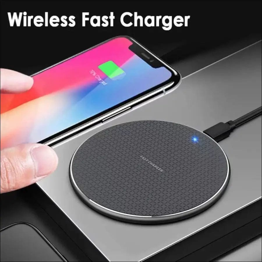 Round Wireless Ultra-Thin Charger New Product 10W Aluminum
