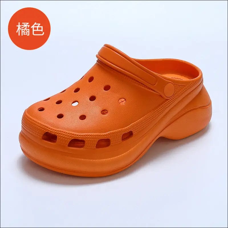 Sandals shoes summer holes men non-slip soft bottom beach