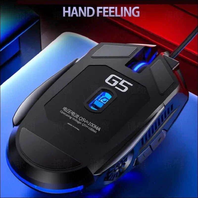 Silver Eagle Machinery Gaming Mouse Cable Computer Desktop
