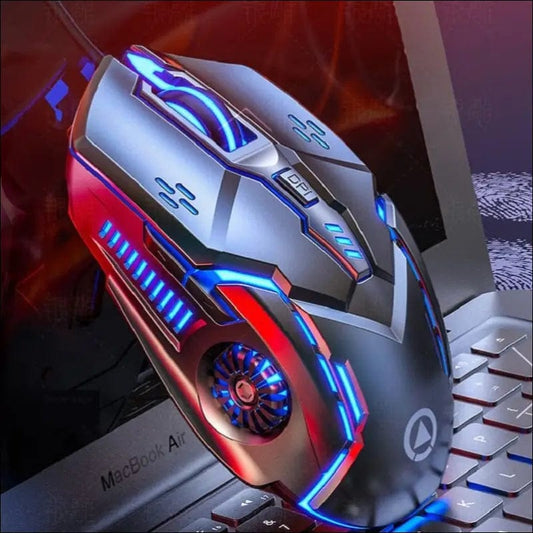 Silver Eagle Machinery Gaming Mouse Cable Computer Desktop
