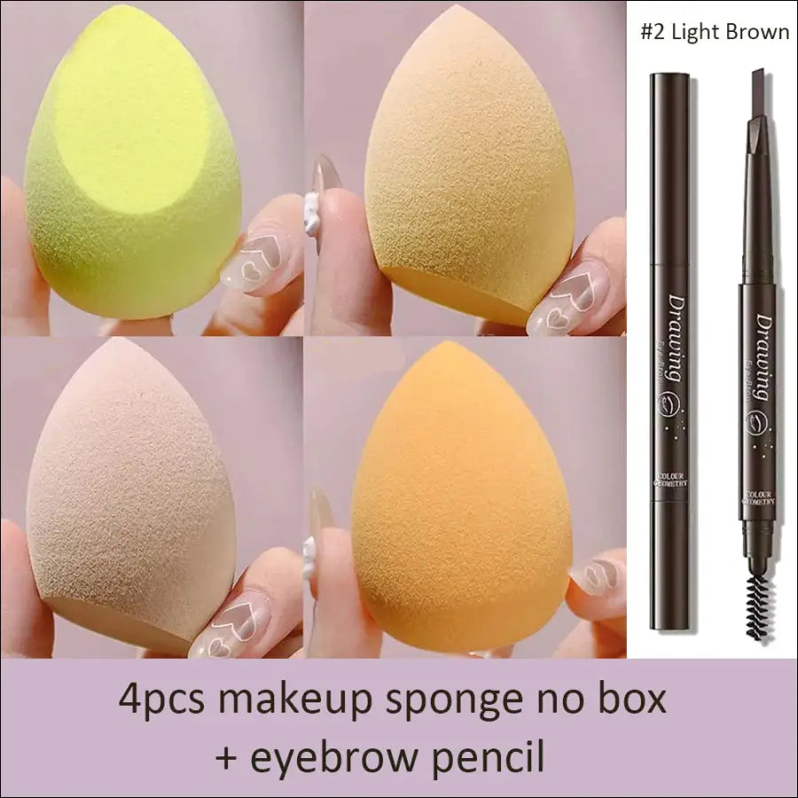 Sponge for Makeup Beauty Blender with Box Foundation Powder