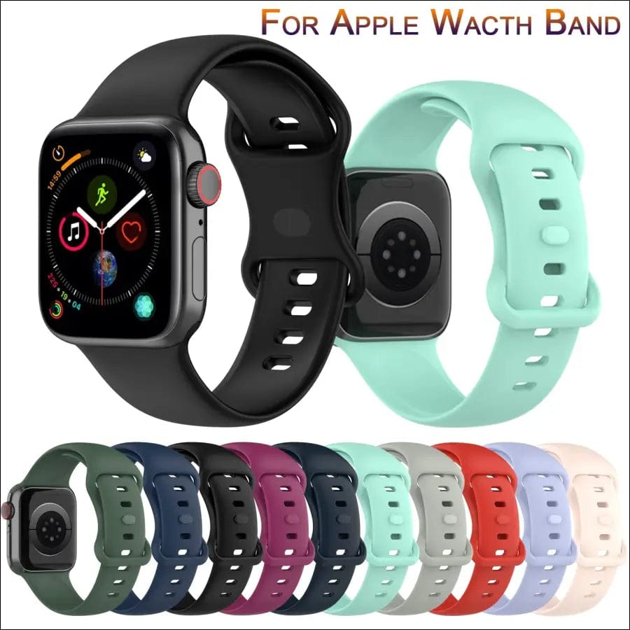 Sport For Apple Watch Se 6 5 Band 44mm 42mm Watchband Strap