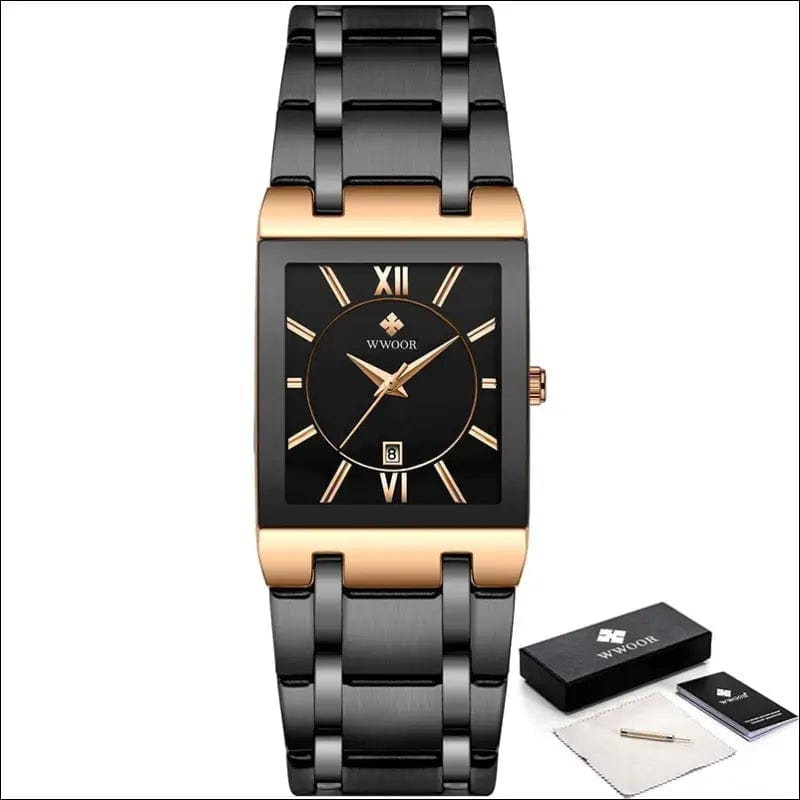 The CEO Men’s Quartz’s Wristwatch - rose black / China -
