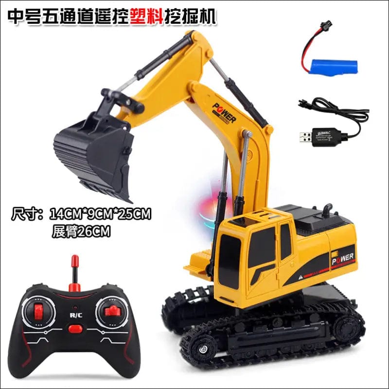 Track-type remote-controlled landing car alloy excavator