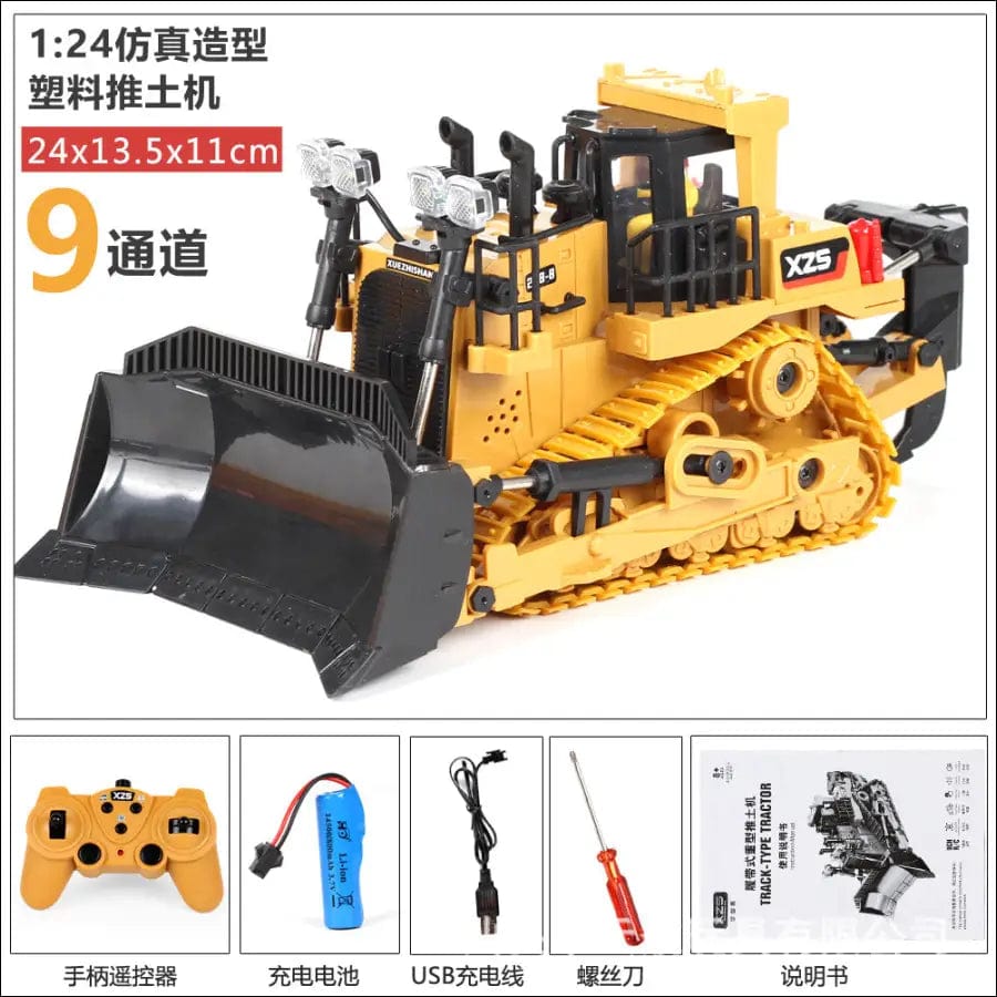 Track-type remote-controlled landing car alloy excavator