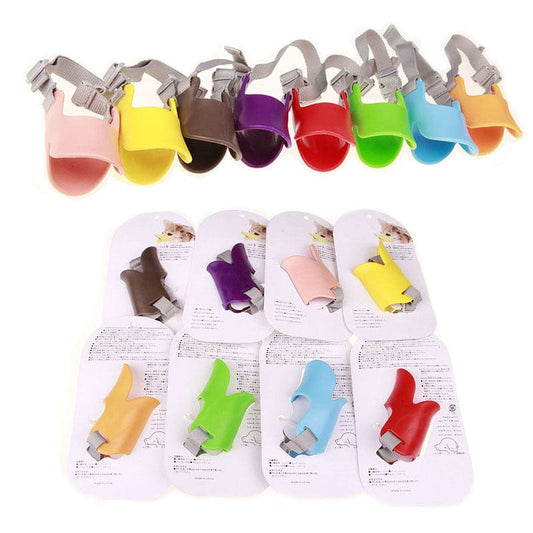 Factory direct supply pet duck mouth set pet bite anti-called silicone dog mouth package fine packaging dog mask dog mouth set