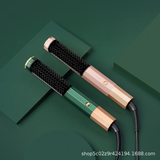 Sleeve straight hair comb, two-purpose curled rod small pull-up clamp, not hurt, lazy, mini female, Liu Haotian